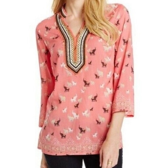 Charter Club Tops - Charter Club elephant tunic
